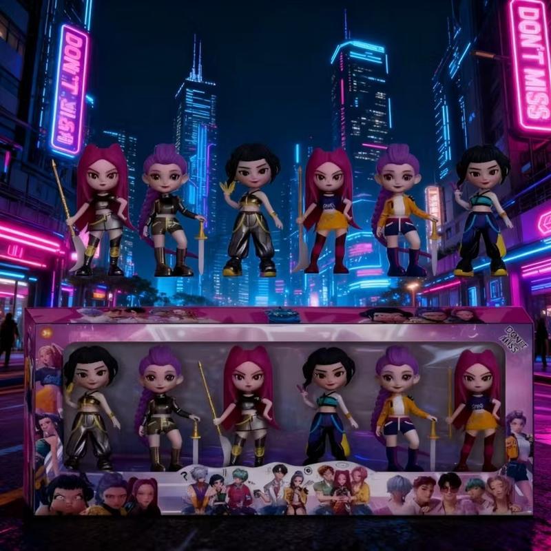 K-Pop Anime Figurines Full Set