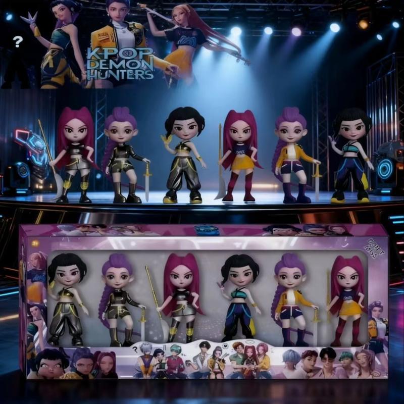 K-Pop Anime Figurines Collectible Set