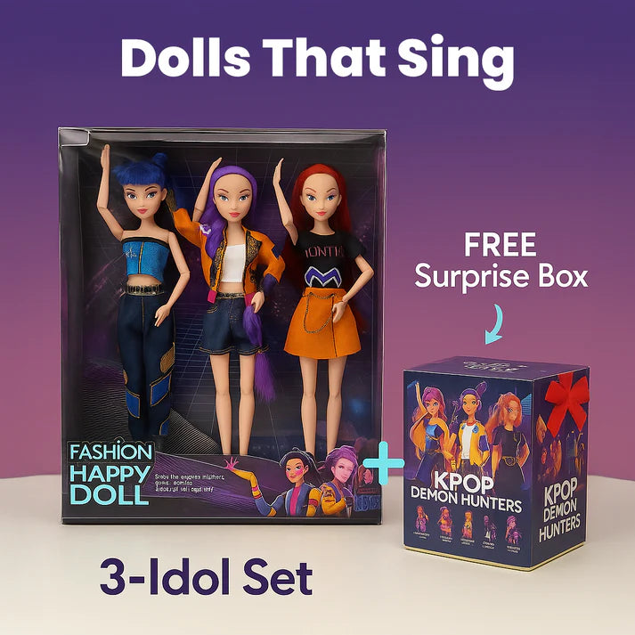 K-Pop 3 Idols Set